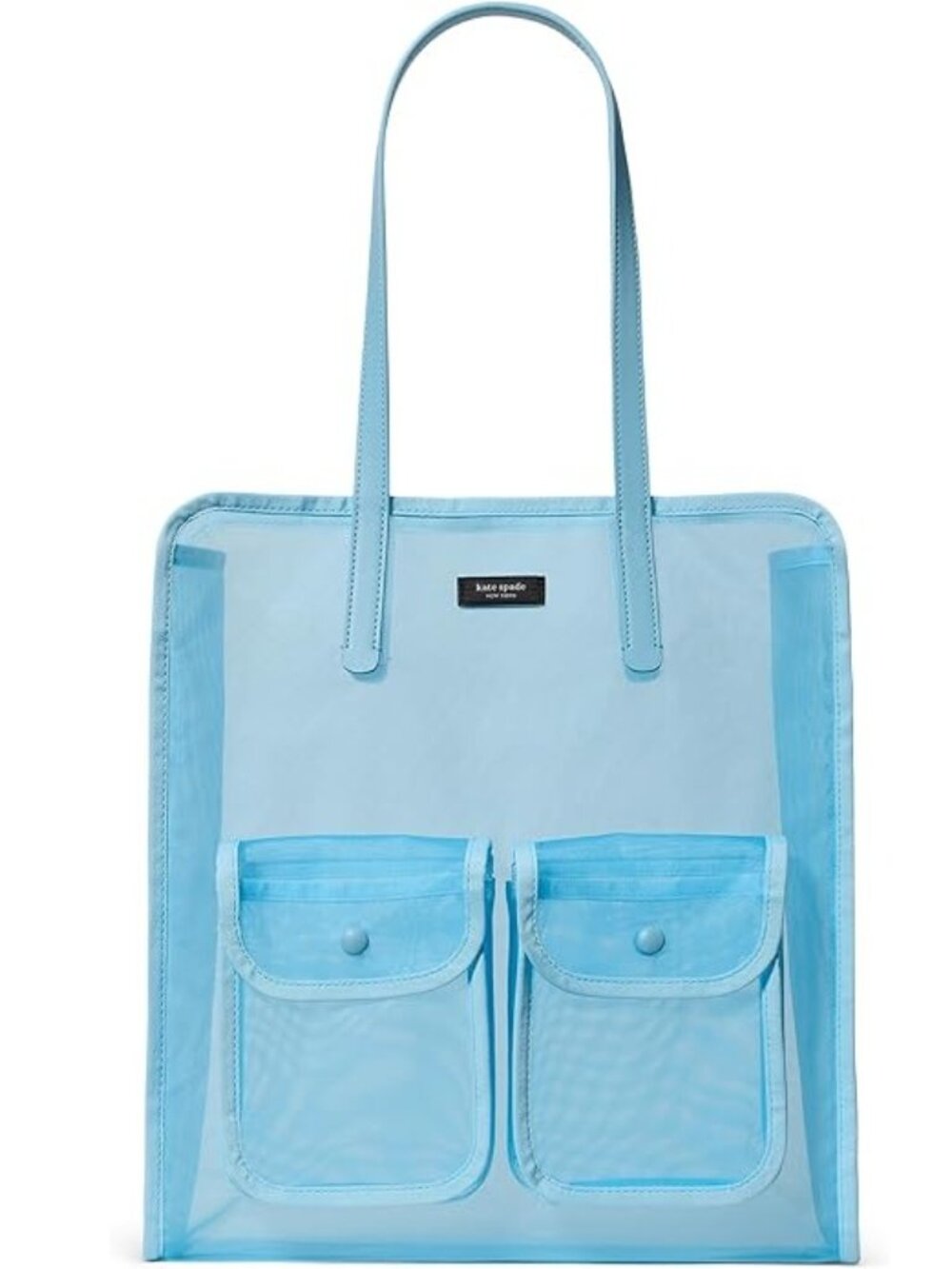 kate spade Light Blue Nylon Tote with Dual Front Pockets